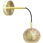 Nur Wall Sconce - Polished Brass