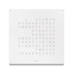 Qlocktwo Large Wall Clock - White Pepper