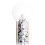 Moon Table Lamp - White / White