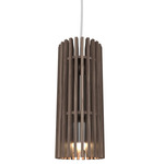 Stecche Di Legno Mini Cylinder Pendant - Discontinued - American Walnut