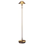 Aging Eye Metal Shade Floor Lamp - Antique Brass