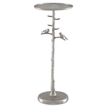 Piaf Drinks Table - Polished Nickel