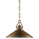 Weybright Pendant - Vintage Brass