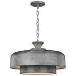 Haymarket Pendant - Weathered Galvanized