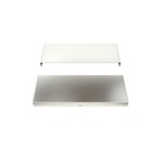 Nova Ceiling 4 Inch Square Split Canopy - Satin Nickel