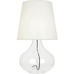 June Translucent Table Lamp - Transparent / White Organza