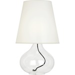 June Translucent Table Lamp - Transparent / White Organza