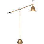 Ledger Floor Lamp - Warm Brass
