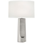 Margeaux Table Lamp - Polished Nickel / White Organza