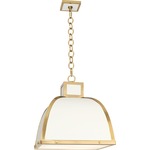 Ranger Pendant - Modern Brass / Matte White