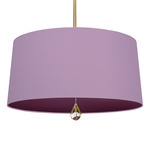 Custis Pendant - Modern Brass / Ludwell Lilac / Greenhow Grape