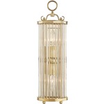 Glass No.1 Wall Sconce - Aged Brass / Clear