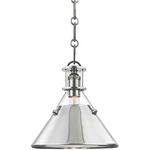 Metal No. 2 Pendant - Polished Nickel