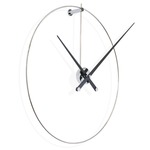 New Anda Wall Clock - Stainless Steel / Black