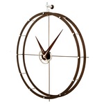 Doble O Wall Clock - Stainless Steel / Calabo