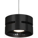 Oxford Mini Pendant - Black / Frosted