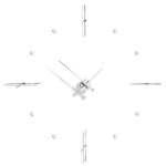 Mixto I Wall Clock - Chrome / Steel