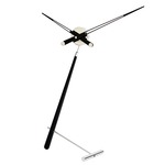 Puntero I Table Clock - Chrome / Black