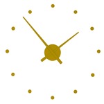 Oj Wall Clock - Mustard