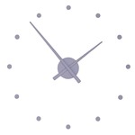 Oj Wall Clock - Steel Blue