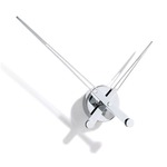 Axioma I Wall Clock - Chrome / Steel