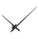 Axioma I Wall Clock - Chrome / Black