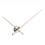 Axioma I Wall Clock - Chrome / White