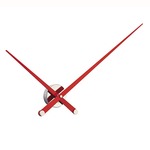 Axioma I Wall Clock - Chrome / Red