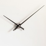 Axioma L Wall Clock - Chrome / Black