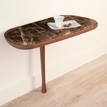 Mesita Medium Table - Walnut / Marble