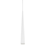 Mina Pendant - White / Clear