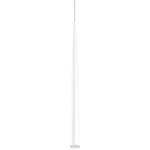 Mina Pendant - White / Clear