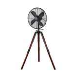 Star Tripod Floor Fan - Matte Black