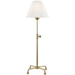 Classic No.1 Table Lamp - Aged Brass / Off White