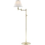 Signature No. 1 Floor Lamp - Aged Brass / Off White