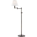 Signature No. 1 Floor Lamp - Distressed Bronze / Off White