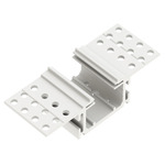 TruTrack 1-Circuit Straight Connector - White