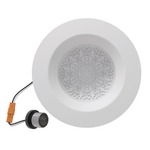 Reflections 6IN Fleur Retrofit Flanged Indirect Downlight - White
