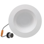 Reflections 6IN Dune Retrofit Flanged Indirect Downlight - White
