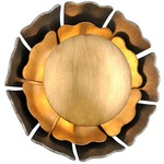 Magic Garden Wall Light - Bronze Leaf Black Graphite