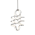 Synergy Pendant - Antique Silver / White