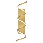 Synergy Wall Light - Antique Brass / White