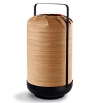 Chou Table Lamp - Black / Natural Cherry Wood