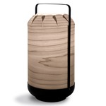 Chou Table Lamp - Black / Grey Wood