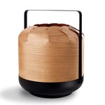Chou Table Lamp - Black / Natural Cherry Wood