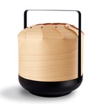 Chou Table Lamp - Black / Natural Beech Wood