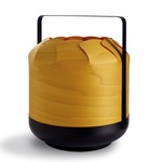 Chou Table Lamp - Black / Yellow Wood
