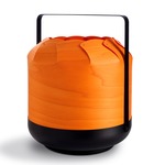 Chou Table Lamp - Black / Orange Wood