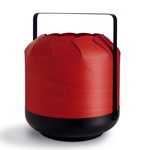 Chou Table Lamp - Black / Red Wood