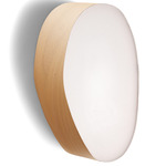 Guijarro Wall / Ceiling Light - Natural Beech Wood